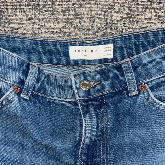 Top Shop Ankle Mom Jeans sz W 30 L 30 - Picture 5 of 7